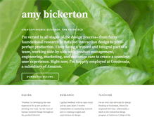 Tablet Screenshot of amybickerton.org